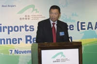 机场管理局主席张建东博士在晚宴上表示:「随全球持续一体化,航空业将继续成为推动环球经济发展的主要动力,区域机场之间的合作因此更形重要。」