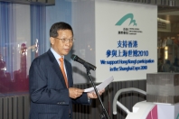 Airport Authority Chief Executive Officer Stanley Hui Hon-chung says locals and overseas travellers can be given a quick snapshot of the international event at HKIA's miniature Hong Kong Pavilion.