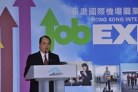 Mr Matthew Cheung says the job expo is timely in providing not only job opportunities but useful employment-related information for the youths.