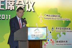 Stanley Hui Hon-chung, Chief Executive Officer of the AA, says this meeting can help foster cooperation among the five airports, making contributions to the economic development of PRD, including Hong Kong and Macau, as well as the country as a whole.