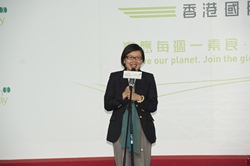 Ms Hui says that the Hong Kong SAR Government has continuously supported the development of social enterprises.