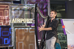 Acclaimed harpist Raoul Moretti brings the first ever presentation of harp music at the event.