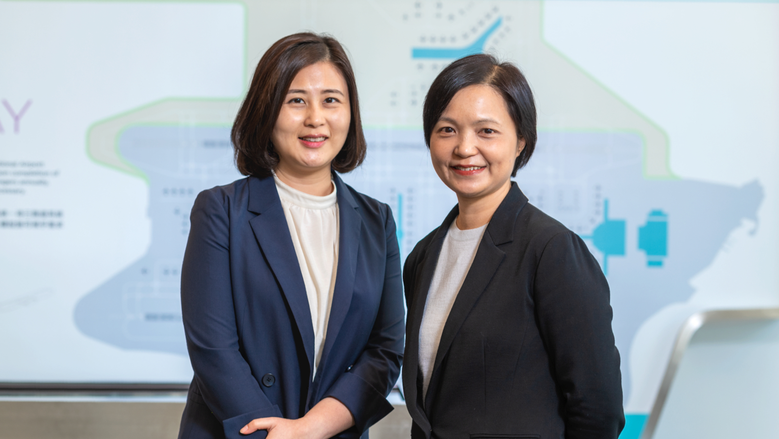 Melody Yeung, Manager, Organization Development (left) and Queena Pun, General Manager, HR Relationship Management (right)