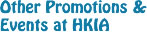 Other Promotions & Events at HKIA